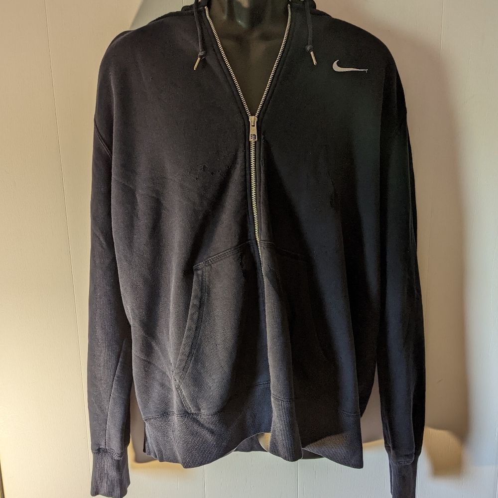 Men's Trashed Nike Hooded Jacket Size 2XL